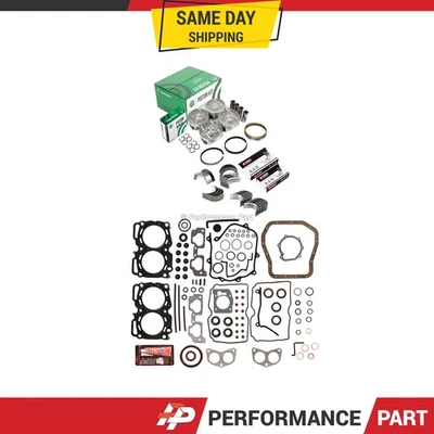 Juego completo de juntas cojinetes de pistones aptos para 99-03 Subaru Legacy Impreza 2.5 EJ25 SOHC Foto 1 de 4