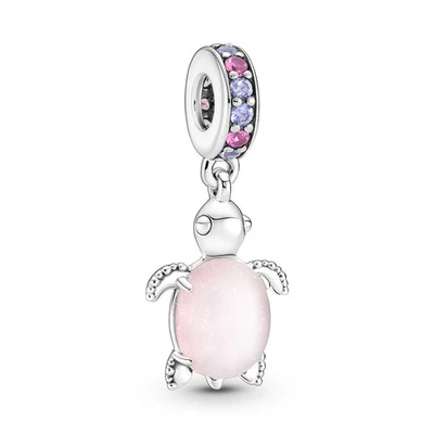 PANDORA Schmuck Charm-Anhänger Muranoglas Meeresschildkröte 798939C02 - Bild 1 von 4
