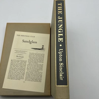 The Jungle by Upton Sinclair Heritage Press Color Illustrated W/Slipcase Nice - Image 1 of 4