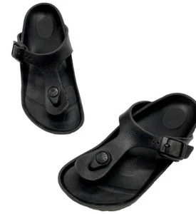 Birkenstock Gizeh EVA Sandale Gummi Kinder Gr. 30 US 12 schwarz Slipper Wasserschuh - Bild 1 von 7