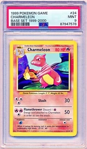 1999 Pokemon Base Set Charmeleon 1999-2000 UK 4th Print #24 PSA 9 - POP 141 - Picture 1 of 2