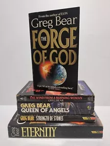 Greg Bear Bundle x 5 Paperback Books Eternity, Forge of God, Queen of Angels - Picture 1 of 10