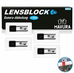 LENSBLOCK Kamera Abdeckung Cover Laptop Tablet Webcam Smartphone Handy [4Stk] - Bild 1 von 6