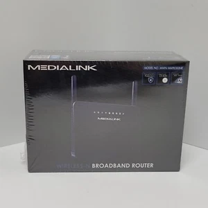 NEW Medialink Wireless-N Broadband Router MWN-WAPR300NE SEALED NIB - Picture 1 of 11