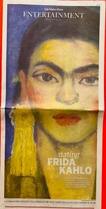 FRIDA KAHLO LA TIMES COVER POSTER AND ARTICLE DIEGO RIVERA - Picture 1 of 4