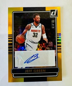 Jeff Green 2024-25 Panini Donruss Gold Autograph Auto /10 - Picture 1 of 1
