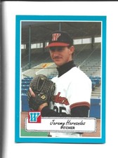 1990 Rock's Dugout Wichita Wranglers #8 Jeremy Hernandez card, Rare