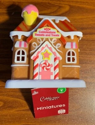 Cobblestone Sweets and Treats Minatures House Model Building Free Shipping - Image 1 of 2