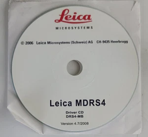Logiciel pilote Leica MDRS4 version 4.7 - Photo 1/3
