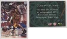 1995 Classic Rookies Auto Missing Serial Number William Gates Auto