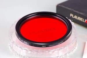 FILTRO PLAUBEL FILTER 58mm NEW IN BOX OLD STOCK R60 RED FOR MAKINA 67 670 2 - Picture 1 of 5