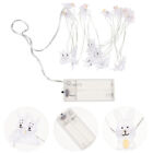 Easter Party Decoration Light Hanging Bunny Shape Lights Outdoor Modeling