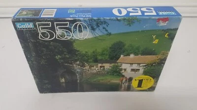 NUEVO RARO Vintage Guild 550 piezas. Puzzle 'Lorna Doone Farm, Devon England' 04615-11 Foto 1 de 4