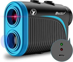 New BLX3 Bozily Golf Rechargeable Laser Range Finder 1200 Yards Slope Adjustment