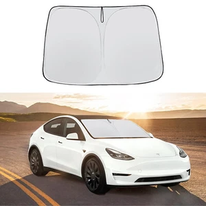 Custom Fit For Tesla Model 3 Y 2017-2023 Car Windshield Sun Shade Shield Cover - Bild 1 von 12