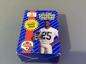 SEALED CFL All world Canadian Football Trading Cards- Featuring Rocket Ismail
