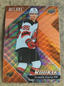 Graeme Clark RC 2024-25 UD ALLURE Hky Orange Slice Parallel #114 SP NJD - Picture 1 of 2