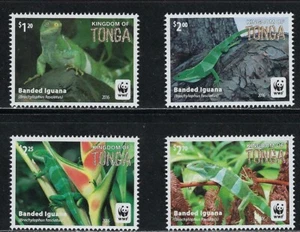 Tonga - World Wildlife Fund #1290-93 Leguan CV $7.50..........13S......C-711 - Bild 1 von 1