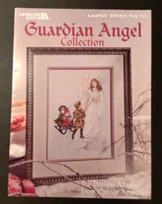 Guardian Angel Collection Leisure Arts Cross Stitch Pattern Leaflet 2649 Artwork - Image 1 of 4