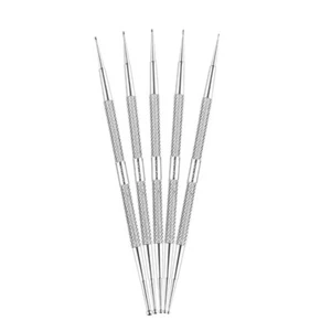 5Pcs Nail Art Dotting Tools Pens Brushes Set Marbleizing Nails Tips Decoration - Picture 1 of 35
