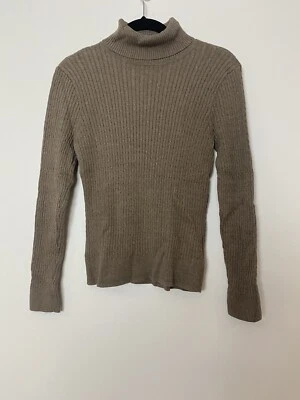 Pria Brown Taupe Women's  M Turtleneck Sweater Long Sleeves - Image 1 of 4