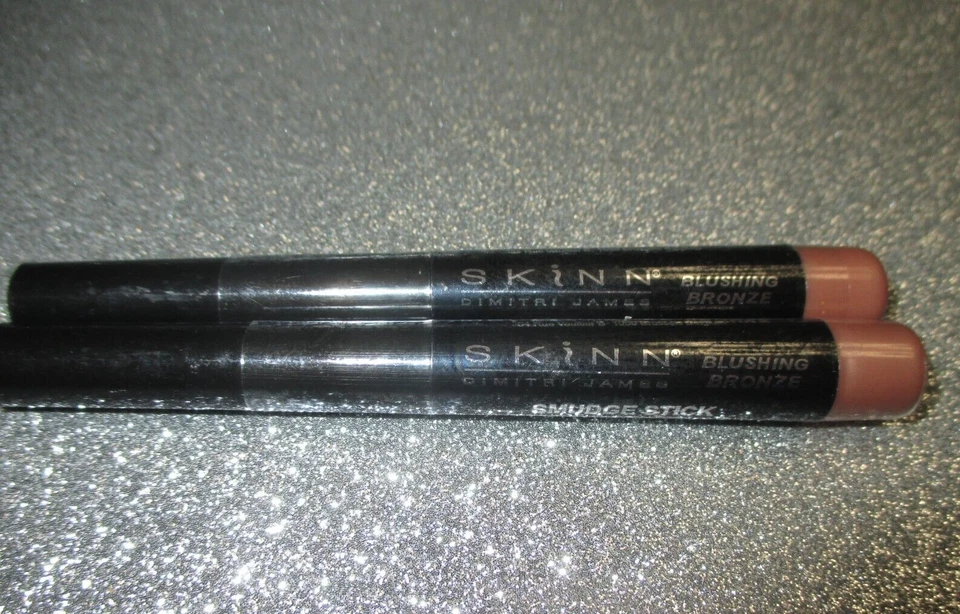 (2) SKINN Cosmetics Smudge Stick Waterproof Eye Pencils - SEALED Blushing Bronze - Image 1 of 1