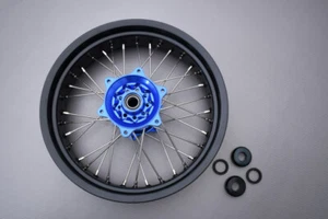 Rim spokes rear wheels Supermoto Yamaha YZF 250 YZ250F 2009-2013 4.25"x17" - Picture 1 of 6