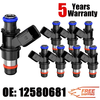 Inyector de combustible 8 piezas 12580681 217-1621 para GMC Yukon XL 2500 2007-2009 6,0 L V8 Foto 1 de 4