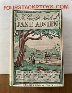 THE COMPLETE NOVELS OF JANE AUSTEN, MODERN LIBRARY GIANT HC/DJ 1950 - Picture 1 of 11