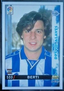 MC 98/99 BERTI # UH 533  ( ROOKIE ) DEPORTIVO ALAVES PANINI  - Picture 1 of 2
