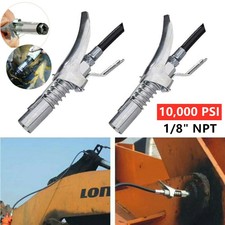 Grease Coupler Dual handle Tools Plus Quick Lock / Release 10,000 PSI H-Duty