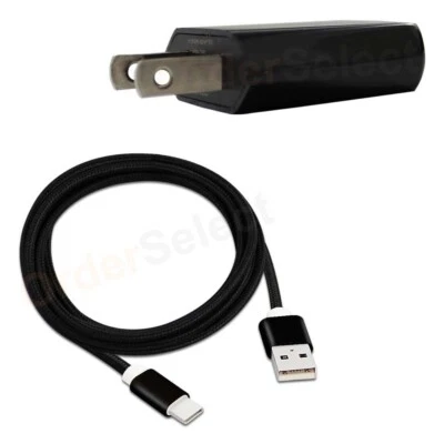 Wall Charger+USB Braided Cable 6FT for Google Pixel 1 2 3 3a / Pixel 1 2 3 3a XL - Image 1 of 4