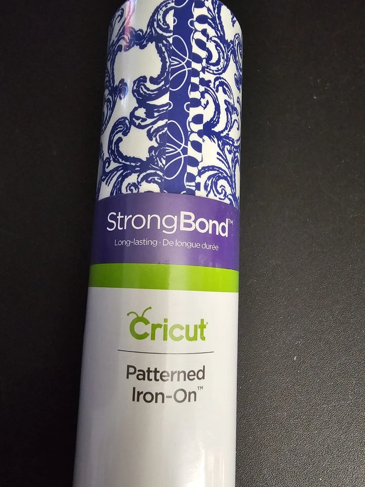 Cricut Patterned Iron on Sampler FILIGREE BLUE - 3 Designs 12x17" Sheets NEW - Image 1 of 4