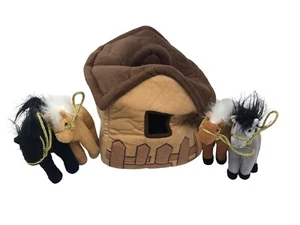 Ponis y Caballos Establo Peluche Juguete Lillian & Vernon Show Ponis - Imagen 1 de 9