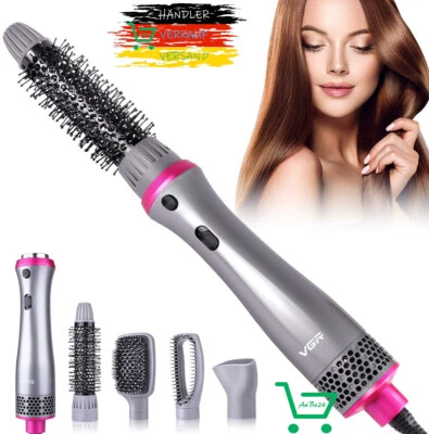 VGR Friseur Warmluftbürste 4in1 Föhnbürste One Step Multi Styler 230V + Zubehör