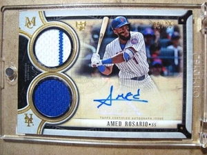 2018 Amed Rosario Topps Museum Collection Rookie Autograph Dual Patch RC /25 🔥 - Picture 1 of 2