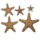 Starfish Craft Shape, Various Sizes, 2mm MDF Wood. Seaside, Marine, Ocean, Sea