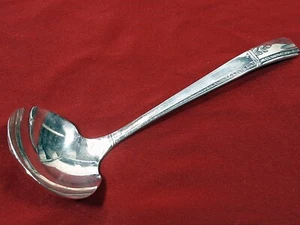 Oneida Prestige Plate Grenoble Silverplate Gravy Ladle 1938 7-1/8" - Imagen 1 de 5