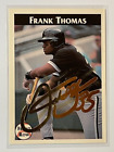 FRANK THOMAS 1992 première rangée uniforme gris et noir or 24 carats 1/1.