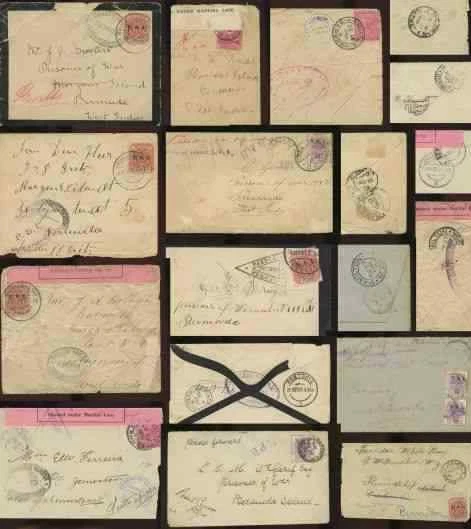 Sobres BERMUDA PoW 1901-2 BOER WAR cubre matasellos censores etc. CADA PRECIO Foto 1 de 1