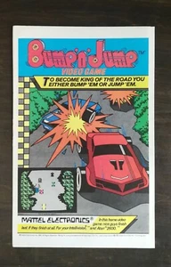 Videojuego Bump n Jump 1983 Mattel Electronics anuncio de página completa - Imagen 1 de 1