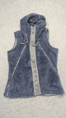 Chaleco de vuelo Kuhl para mujer mediano azul polar polizón capucha Gorp caza senderismo campamento Foto 1 de 4