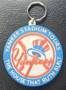 Vintage New York Yankees Stadium Tours Key Chain MLB Baseball Keychain 3" - Picture 1 of 3