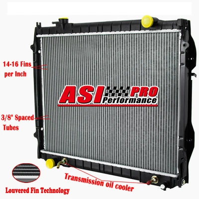 Aluminum Core Radiator For 1995-2004 2003 Toyota Tacoma 2.4L 2.7L 3.4L AT CC1778 - Image 1 of 4