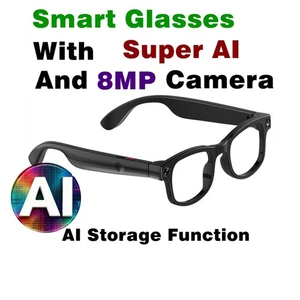 AI glasses with camera with 8MP camera and bluetooth and translate - Picture 1 of 24