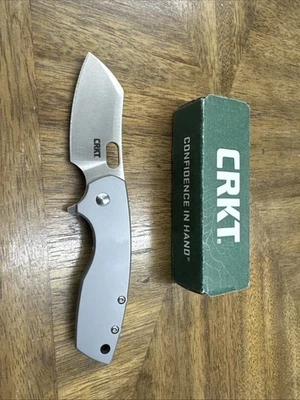 CRKT Pilar EDC Folding Pocket Knife: Satin Blade with Reversible Pocket Clip - Image 1 of 4