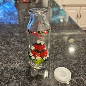 Strawberry Frosted Milk Bottle Vines Flowers - Picture 1 of 8
