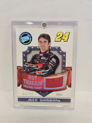 2009 Press Pass Authentics JEFF GORDON Hot Threads RED Firesuit /99 - Image 1 of 3