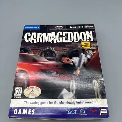 Carmageddon High Octane PC Big Box (1998) Brand New Softly Windows AOL SCI Games - Image 1 of 4