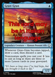 MTG 4x GRAN-GRAN EXC - NONNINA 54 - TLA - MAGIC - Picture 1 of 1